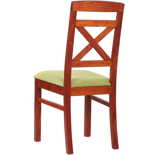 Židle masiv borovice čalouněný sedák