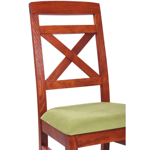 Židle  masiv borovice čalouněný sedák