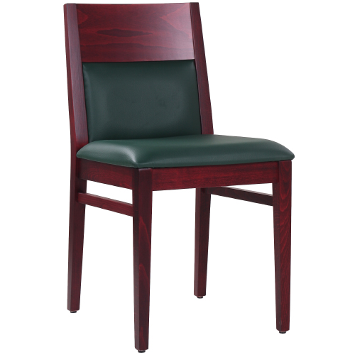 Restaurační dřevěné židle čalouněný sedák