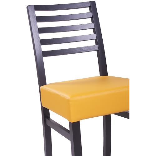 Restraurační židle s čalouněným sedákem