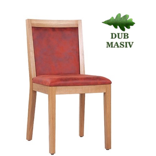 Moderní židle DIANA masivní dub do interiérů restaurace