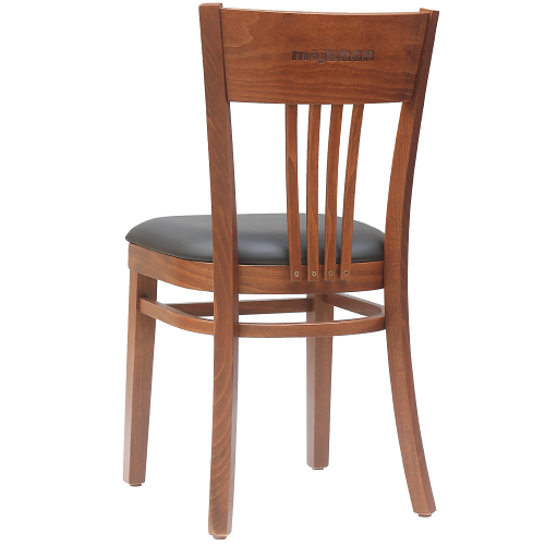 Dřevěné židle do restaurace s logem