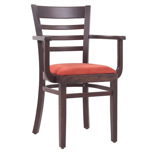 Drevěné stoličky  čalúnený sedák masiv buk do reštaurácie