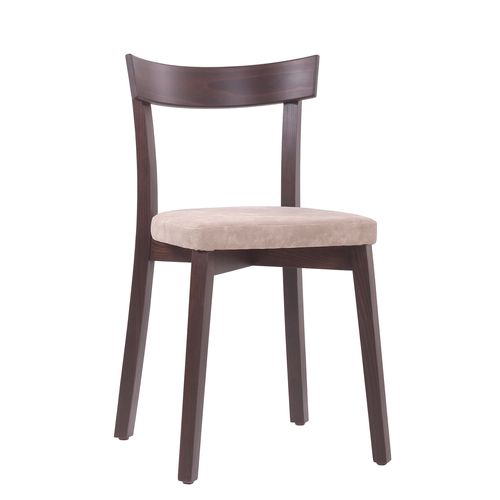 Dřevěné židle v retro designu