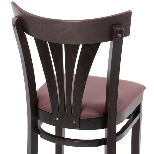 Dřevěné židle s čalouněním