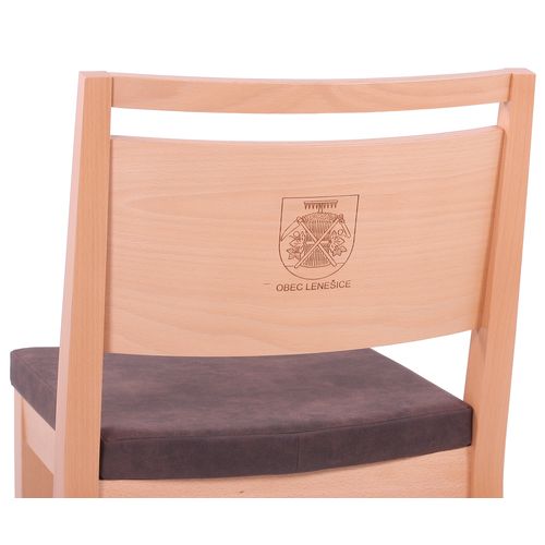 Logo gravírované vypálené laserem