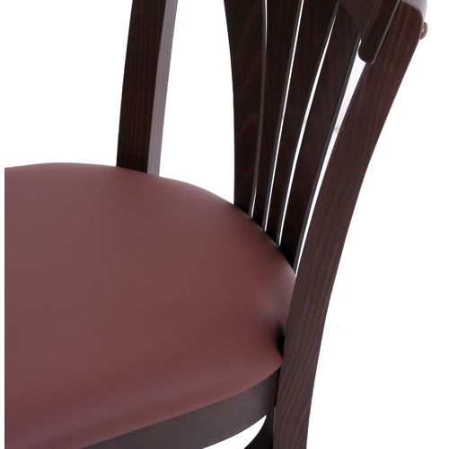 Dřevěné židle s čalouněním