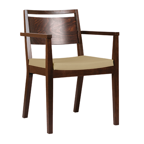 dřevěné čalouněné židle