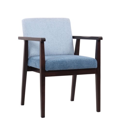 Čalouněné design křeslo KUBIK v retro stylu 