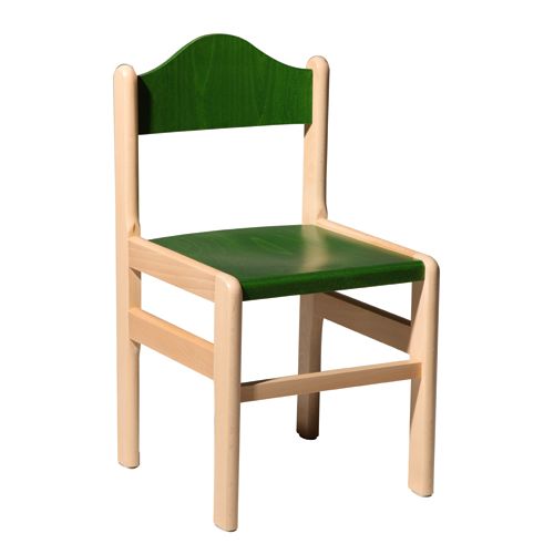 Barevné dětské dřevěné židle