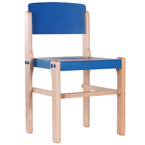 Barevné dětské dřevé židle