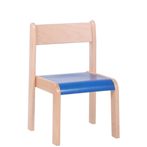 Dětské dřevěné židle D4 se stohováním, různé barvy