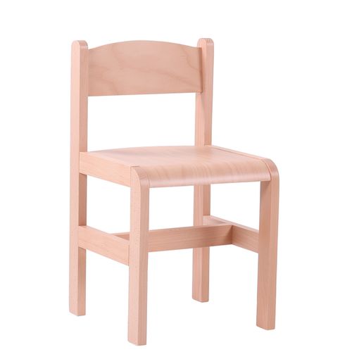 Dětské dřevěné židle D3 různé výšky, barva přírodní buk