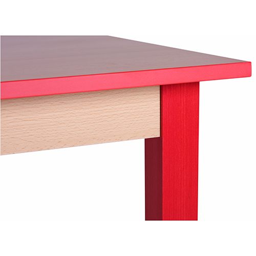 Dětské barevné dřevěné stoly