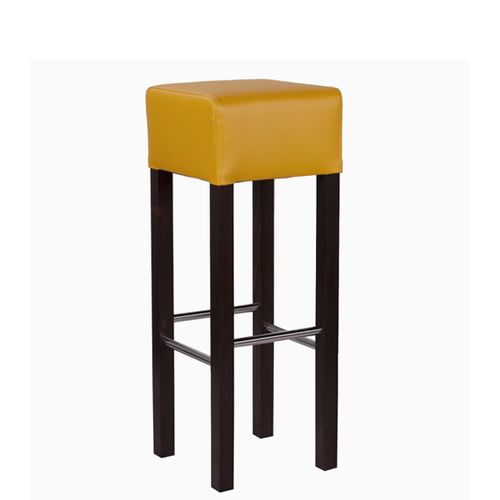 Dřevěné barové židle s kovovým spojem