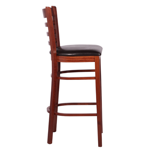 Dřevěné čalouněné barové židle do bistra