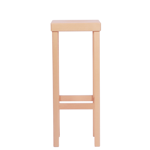 Barové židle do restaurace s dřevěným sedákem