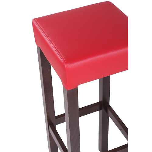 Dřevěné barové židle pro restaurace s čalouněným sedákem