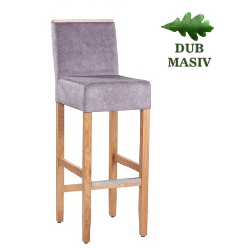 Barové židle FAUST D RL masivní dub