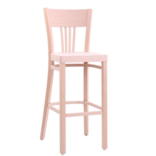 Barové židle KAREN BAR S dřevěný sedák