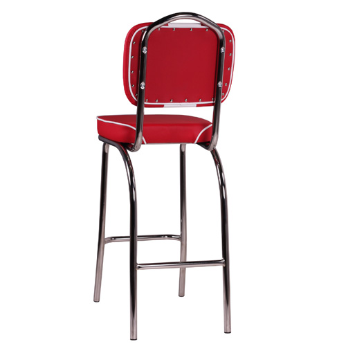 Kovové barové židlůe čalouněný sedák