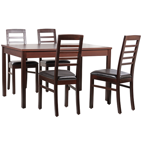 Dřevěné stoly do restaurace a židle