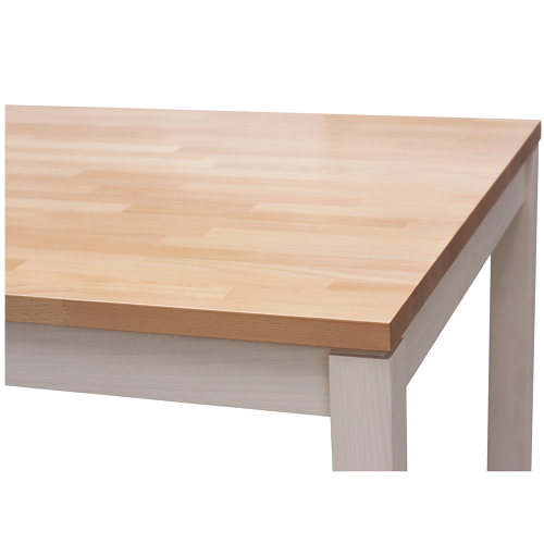 Masivní dvoubarevné stoly