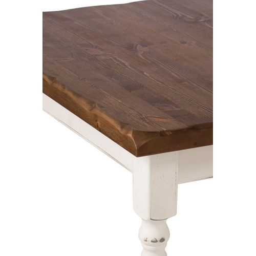 Atoly Antik Look Vintage bílá masivní stoly
