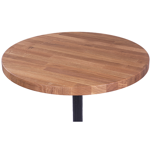 Kulaté desky stolu dub masiv