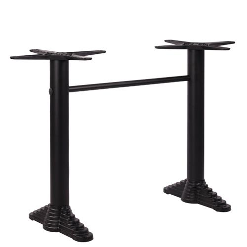 Dvojitá stolová kovová podnož