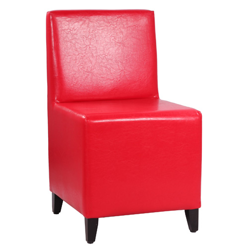 Čalouněný taburet s opěradlem