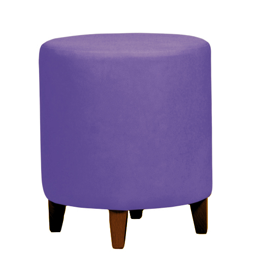 čalouněná sedací kulatá taburetka