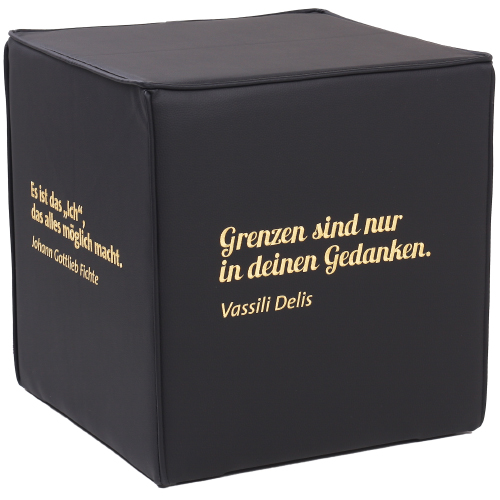 Taburet logo vyšívané