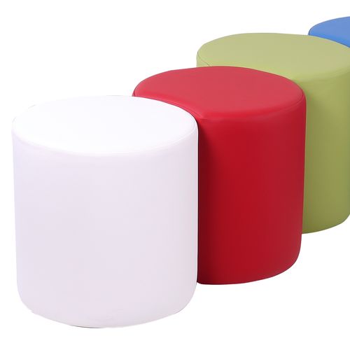 Čalouněné taburety pro školky kulaté