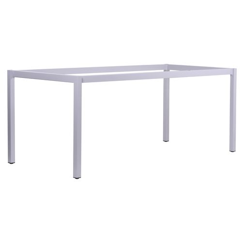 Kovové jednací stoly hliníková barva