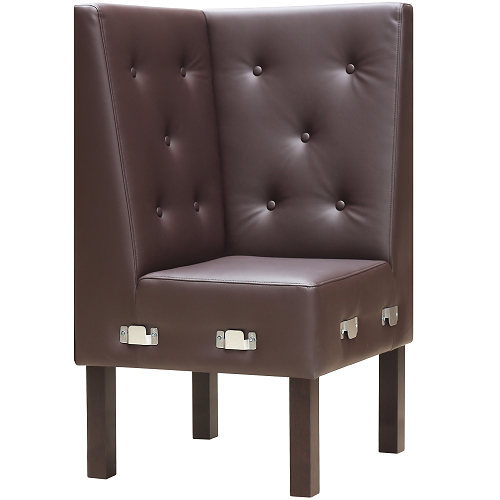 Čalouněné lavice do restaurace rohový díl