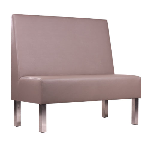 Lavice do restaurace nerezové nohy