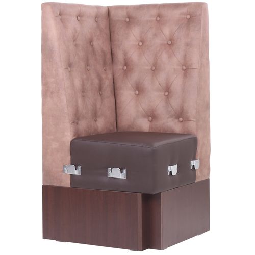 Čalouněné restaurační lavice v úpravě Chesterfield